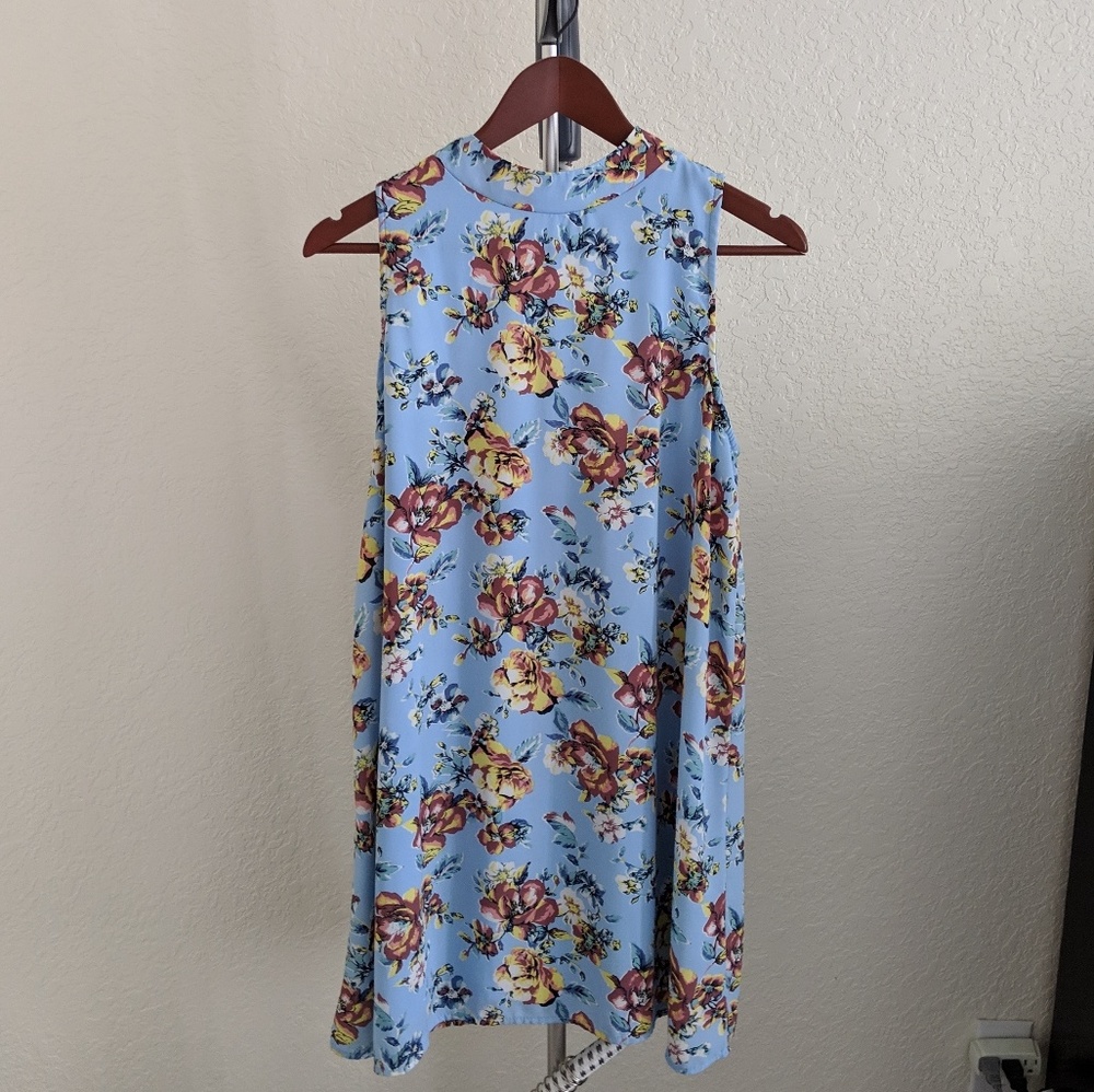 Light blue flower dress